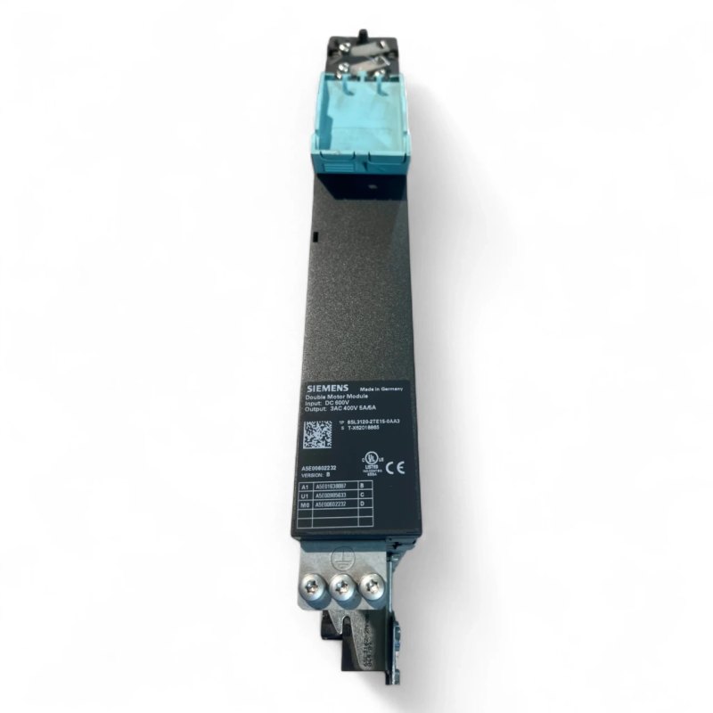 Siemens SINAMICS S120 Double Motor Module SL 6SL3120-2TE21-8AA3 – aus Homag Z‑Achse