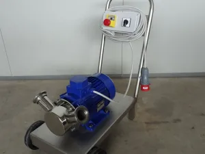 PUMP – ELECTRIC PUMP IN STAINLESS STEEL WITH FOOD NEOPRENE IMPELLER MOD. EURO 50 1 SPEED THREE PHASE 380 VOLTNEW MACHINE