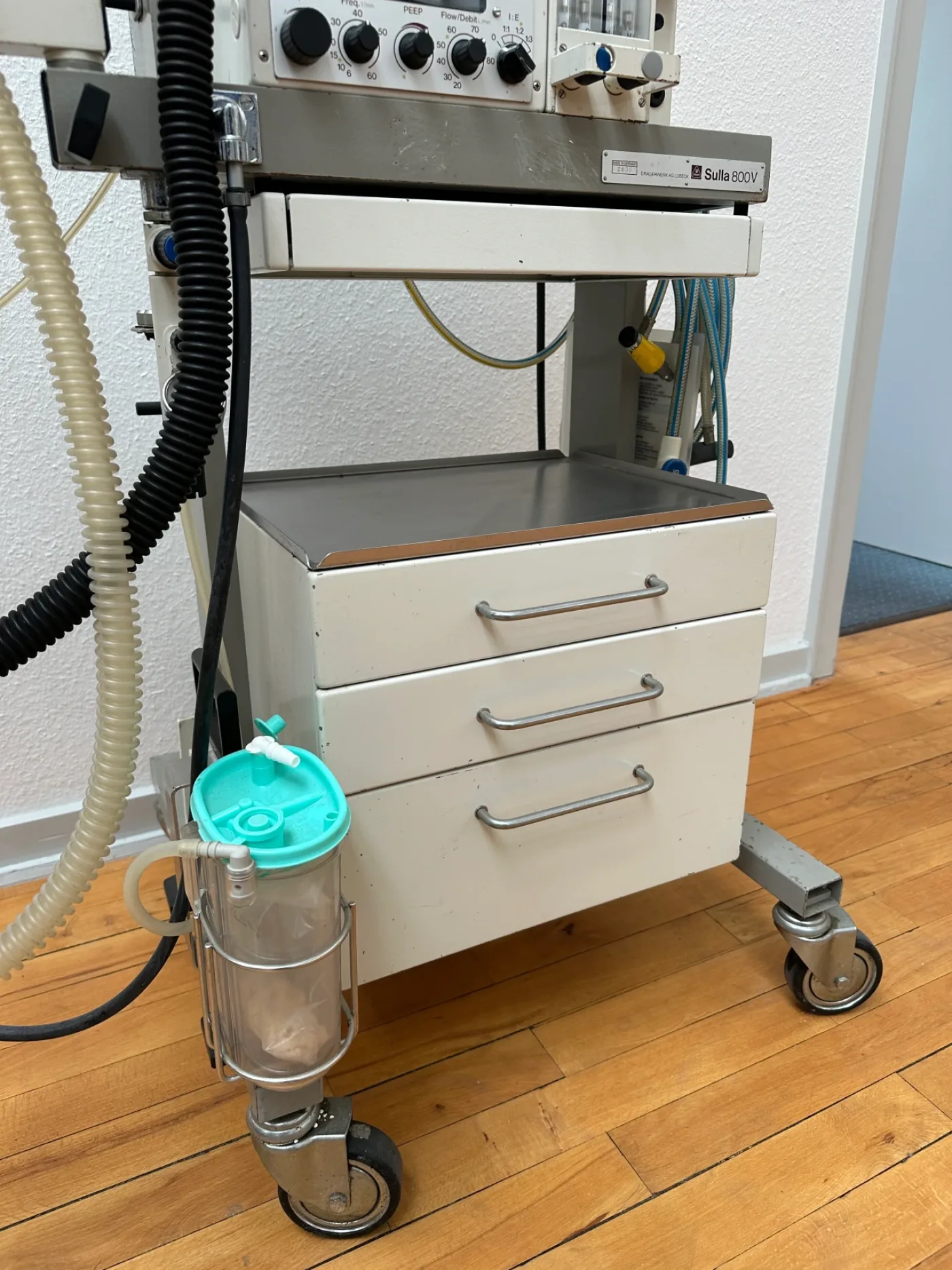 Dräger Sulla 800 V Narkosebeatmungsgerät - 4