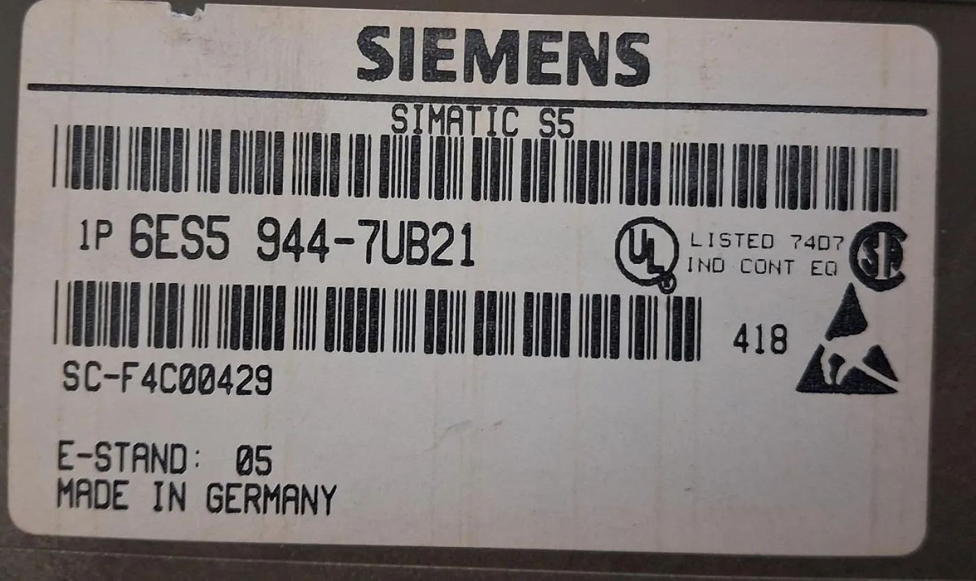 Siemens SIMATIC S5 6ES5 944-7UB21 CPU-Modul - 6