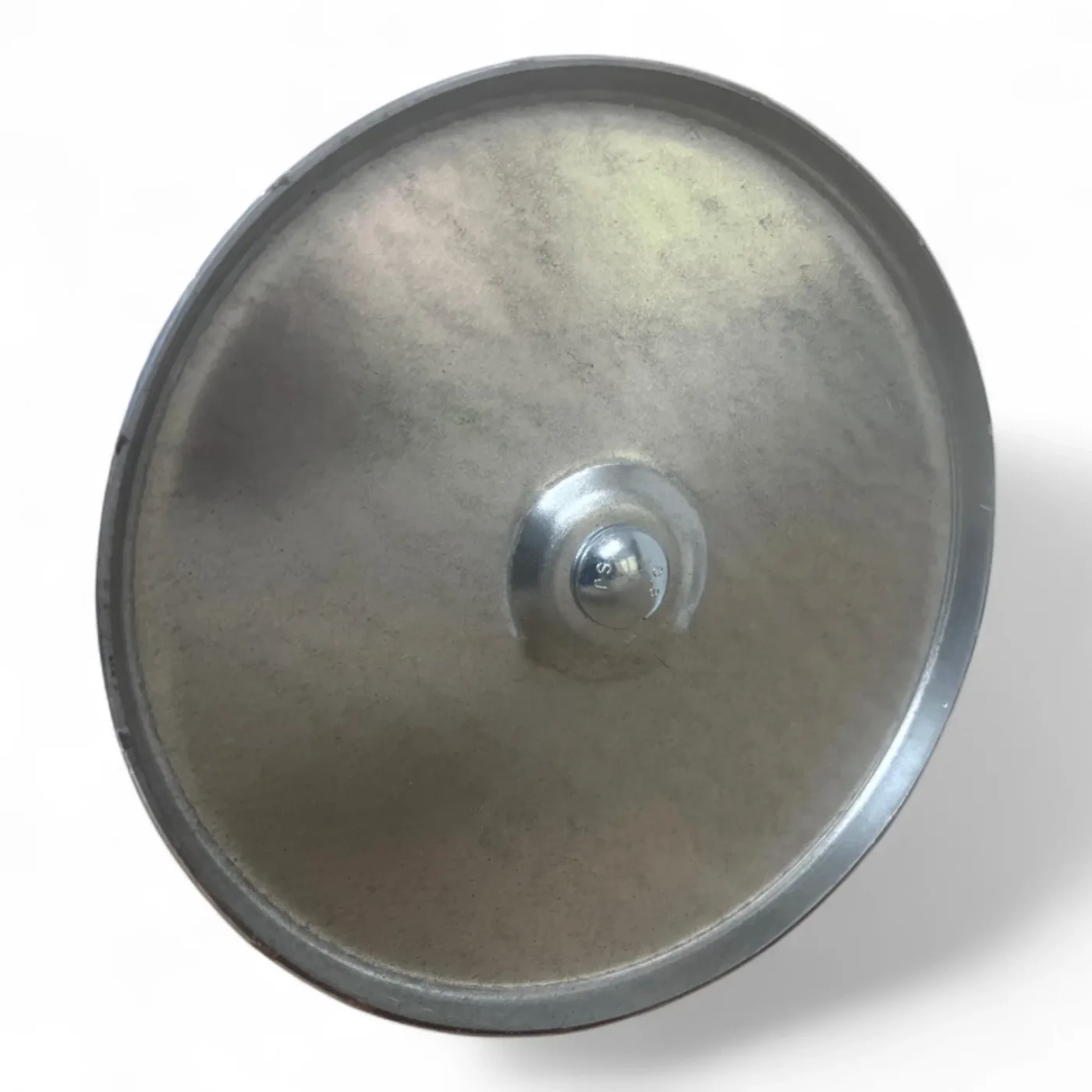 Filterronde Filterdeckel Deckel verzinkt für Filterschlauch D=200 mm mit Gewindebolzen M8x25 (4 Stück) - 2