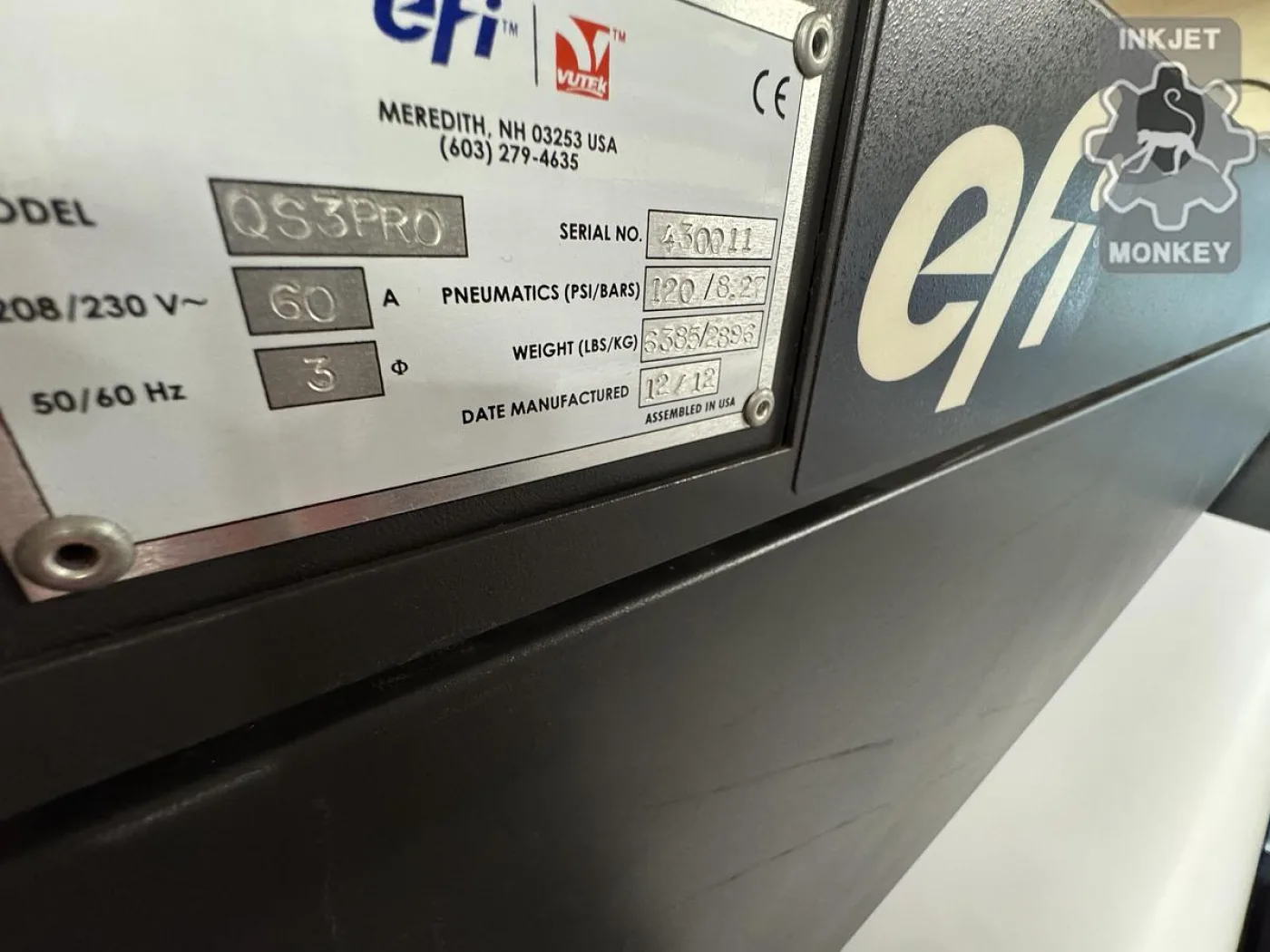 2012 EFI VUTEk QS3 Pro - 4