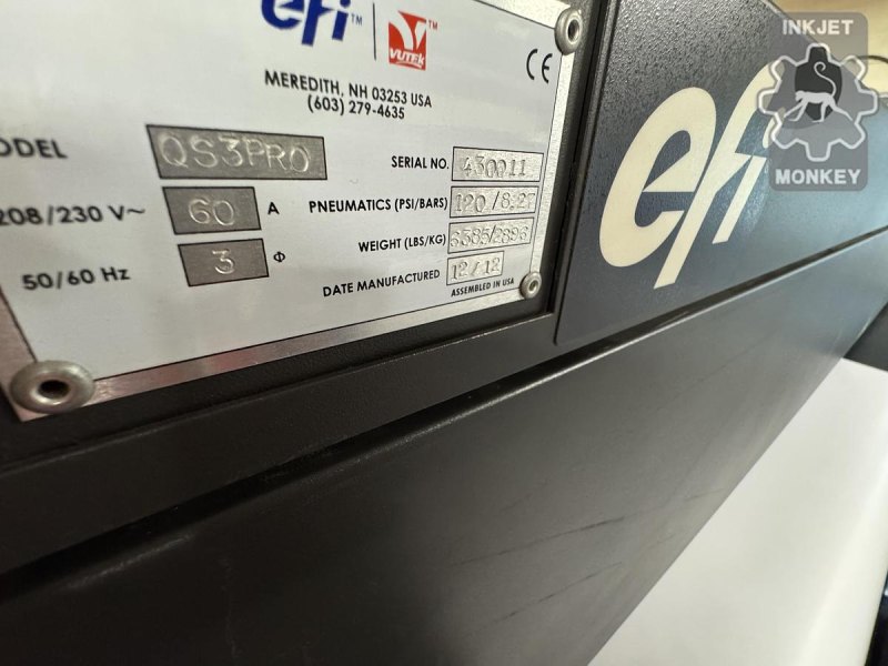 2012 EFI VUTEk QS3 Pro