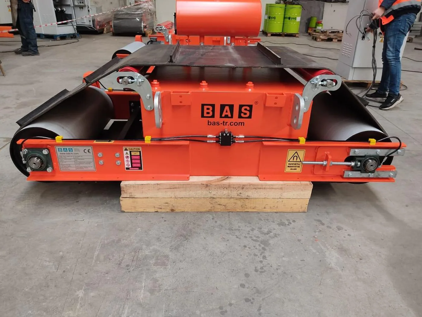 2026 BAS EMBS-C-1200 Electromagnetic Overband Metal Separator - 6