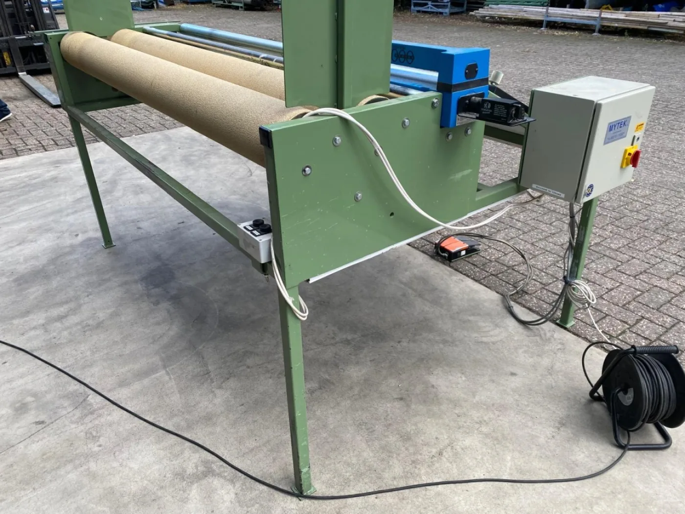 3x Mytex - re-rolling / mending tables for fabrics - 3