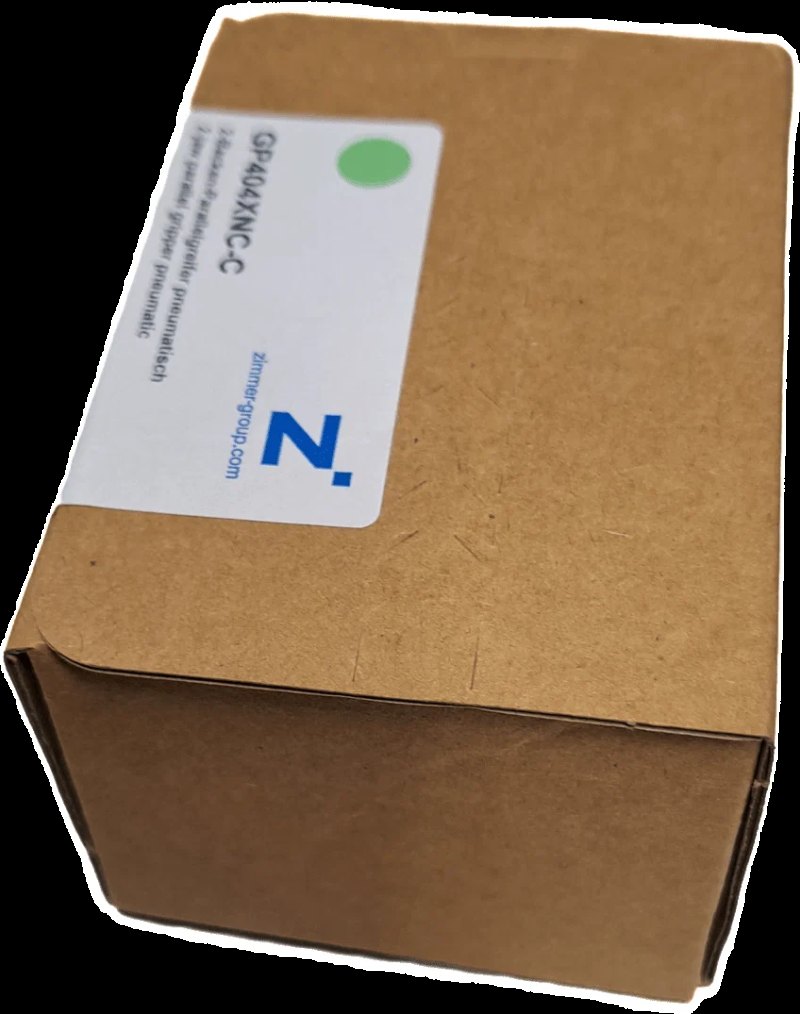 2-Backen-Parallelgreifer, Typ GP404XNC-C, pneumatisch
