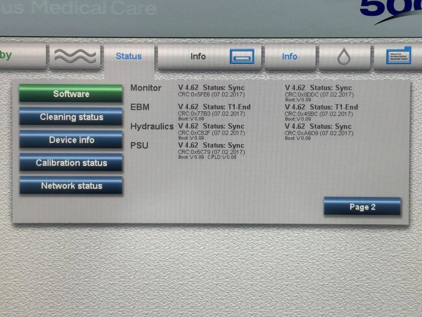 Fresenius 5008S REF: 5008S Hours: 12925 YOM: 2018 - 6