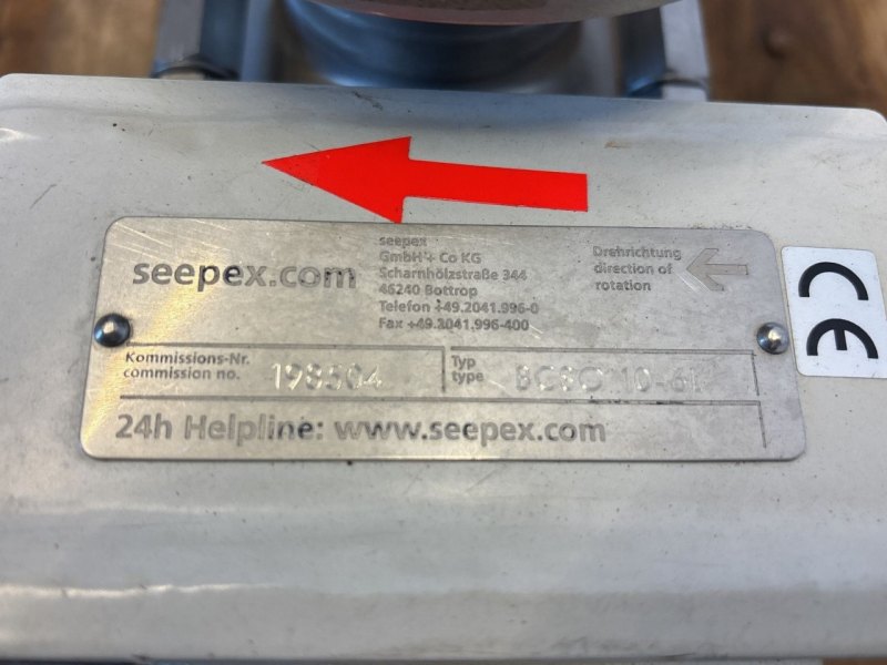 Seepex BCSO 10-6L - Eccentric Screw Pump