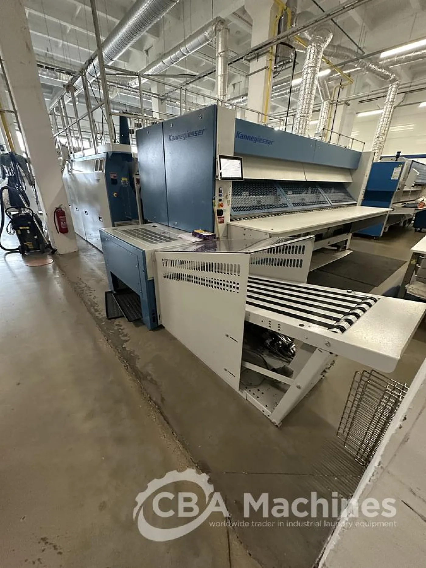 2020 Ironing Line Kannegiesser 2 roll 1200x3500mm GAS - EMQ Synchro + HPM-II GAS + SFM.II 1-2-4 lanes (979-980-981) - 4