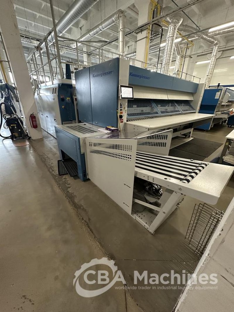 2020 Ironing Line Kannegiesser 2 roll 1200x3500mm GAS - EMQ Synchro + HPM-II GAS + SFM.II 1-2-4 lanes (979-980-981)