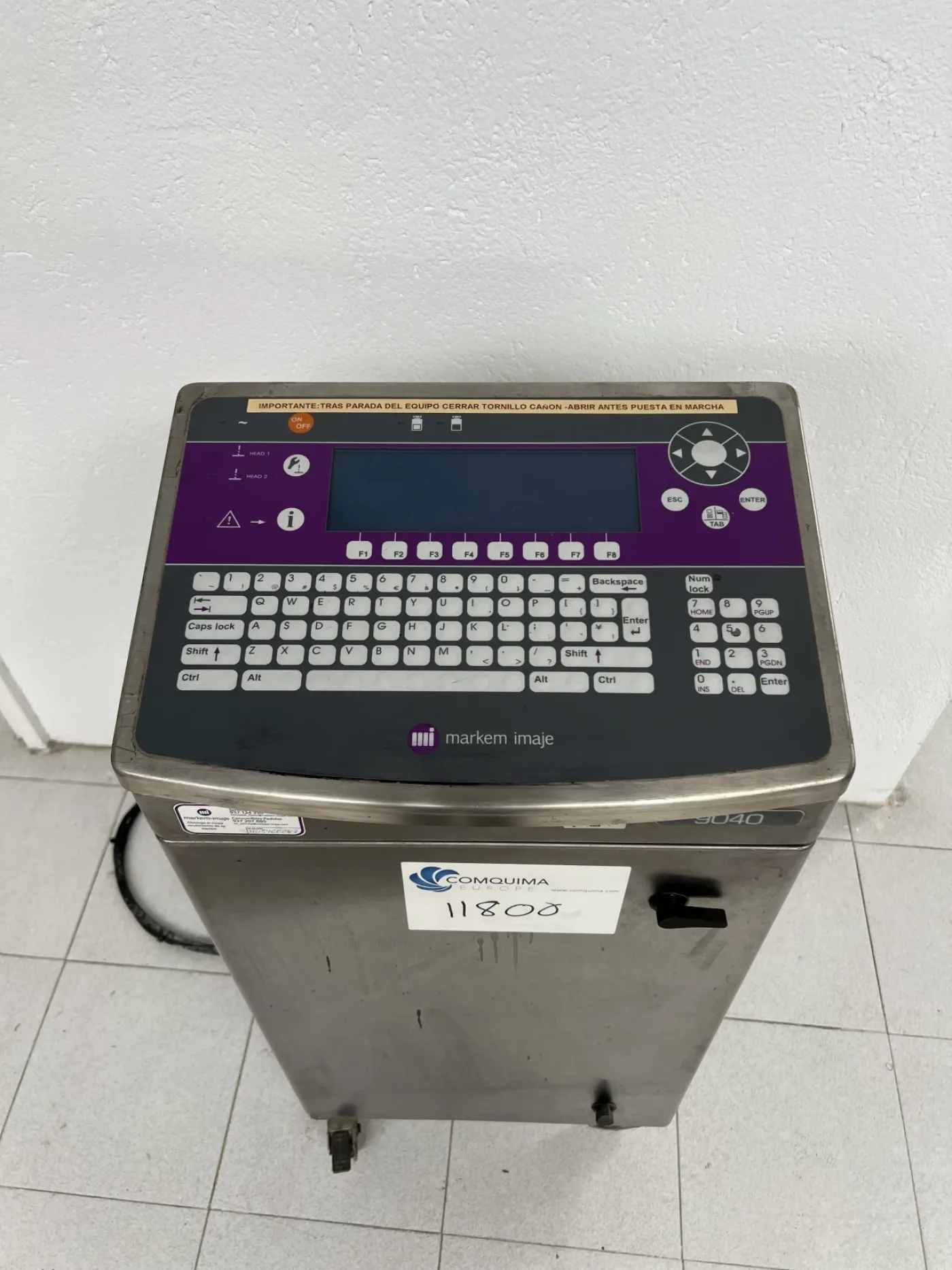 MARKEM-IMAJE 9040 INDUSTRIAL MARKING MACHINE - 1