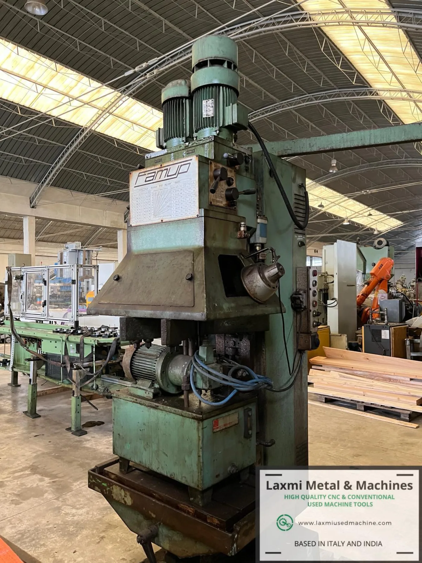 MULTI SPINDLE COLUMN DRILLING + TAPPING MACHINE, FAMUP - Laxmi Metal & Machines, Rohtak - 3