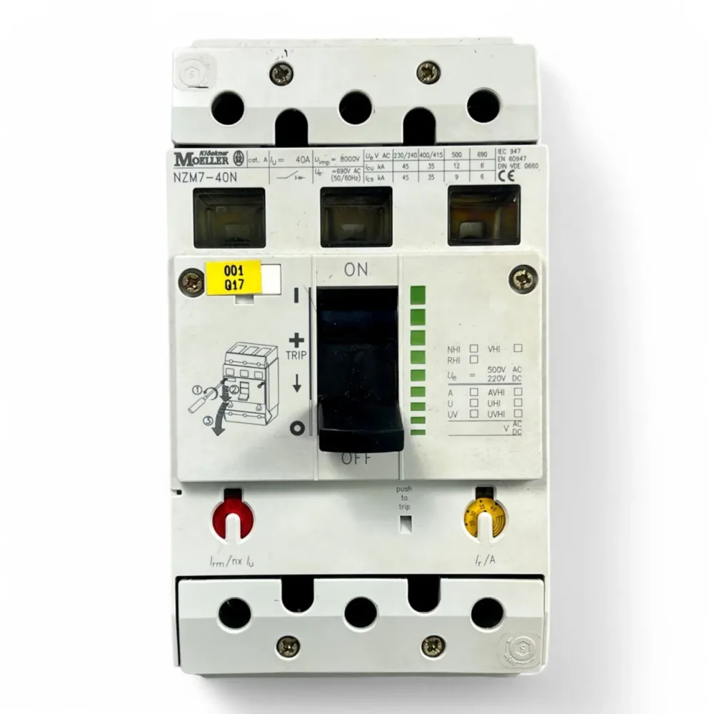 Eaton Klöckner Moeller Klöckner Moeller Eaton NZM7-40N Schutzschalter Art.-Nr. NZM7-40N