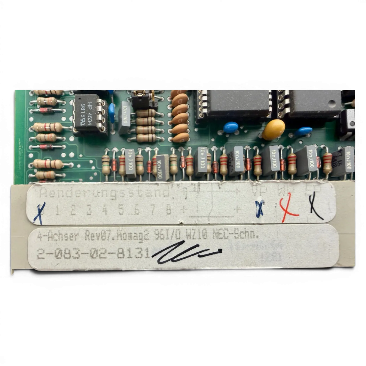 HOMAG Servo 4 Achskarte WZ10 NEC Rev.7 Art.-Nr. 2-083-02-8131 2083028131 - 6