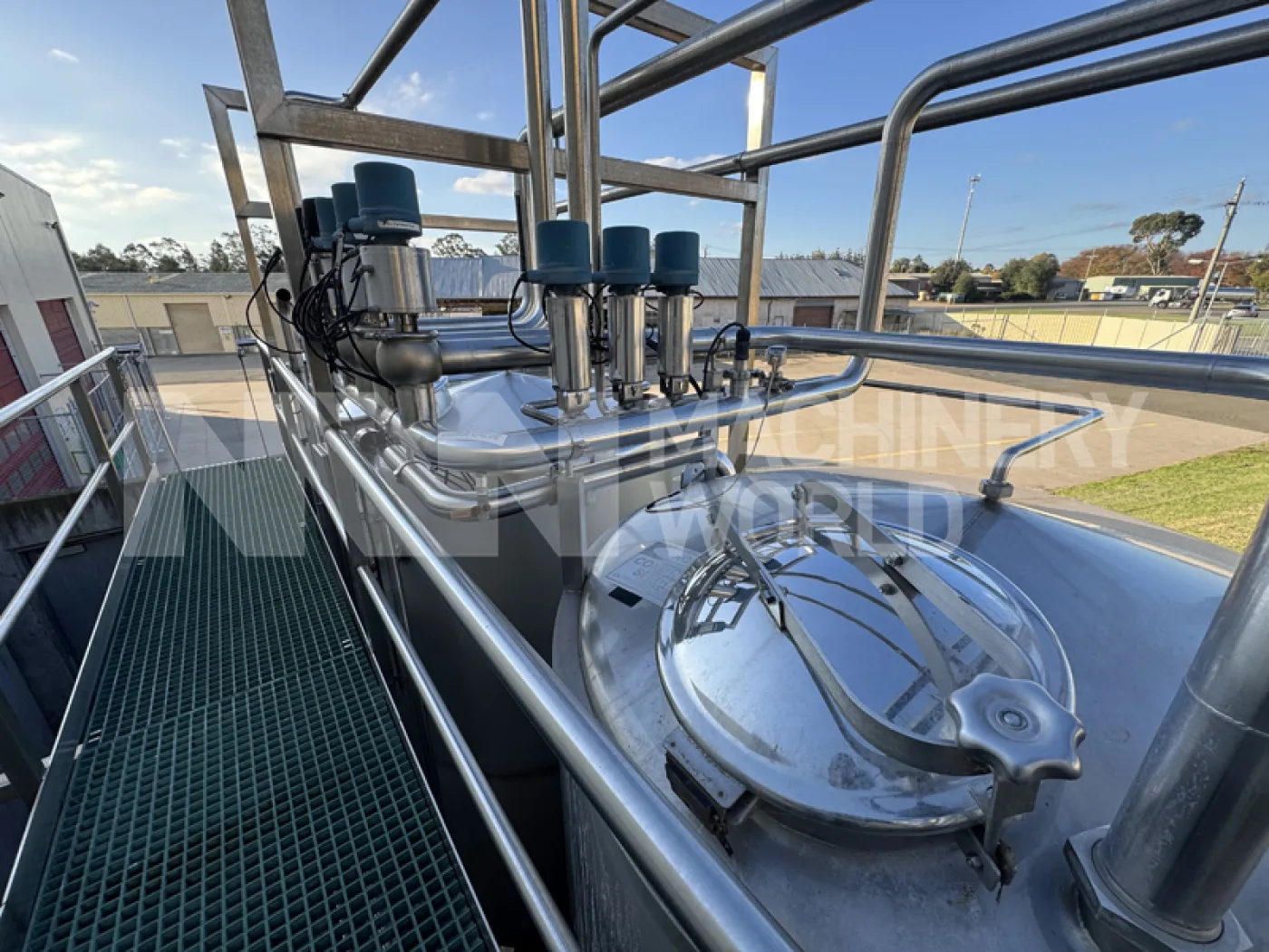 40,000 LPH GEA 4-Tank (3,000L) 1-Channel Automatic CIP System Plant - 8