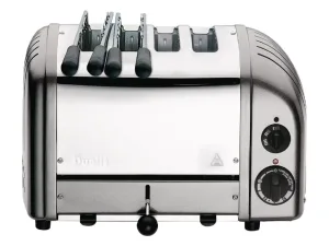 Dualit 2 x 2 Combi Vario 4 Slice Toaster Silver 42171 - islandcatering
