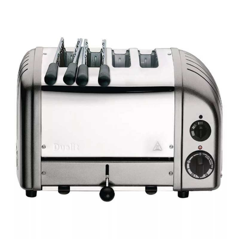 Dualit 2 x 2 Combi Vario 4 Slice Toaster Silver 42171 - islandcatering