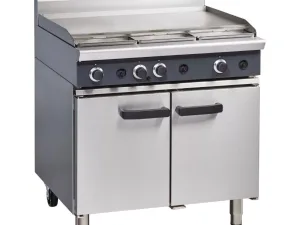 Blue Seal Cobra Natural Gas Oven Range with Griddle Top CR9A - islandcatering