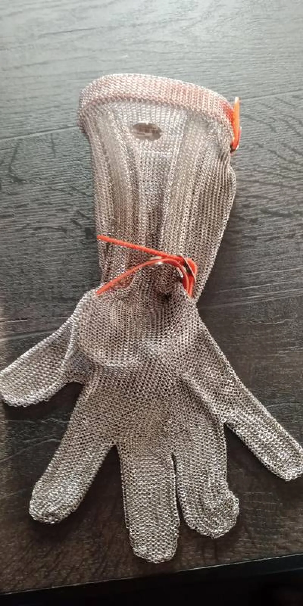Stainless steel safety glove, long cuff, XL