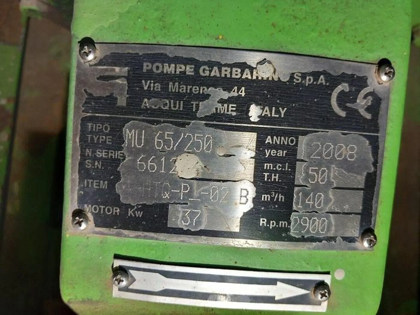 2008 Garbarino MU 65-250 - 2