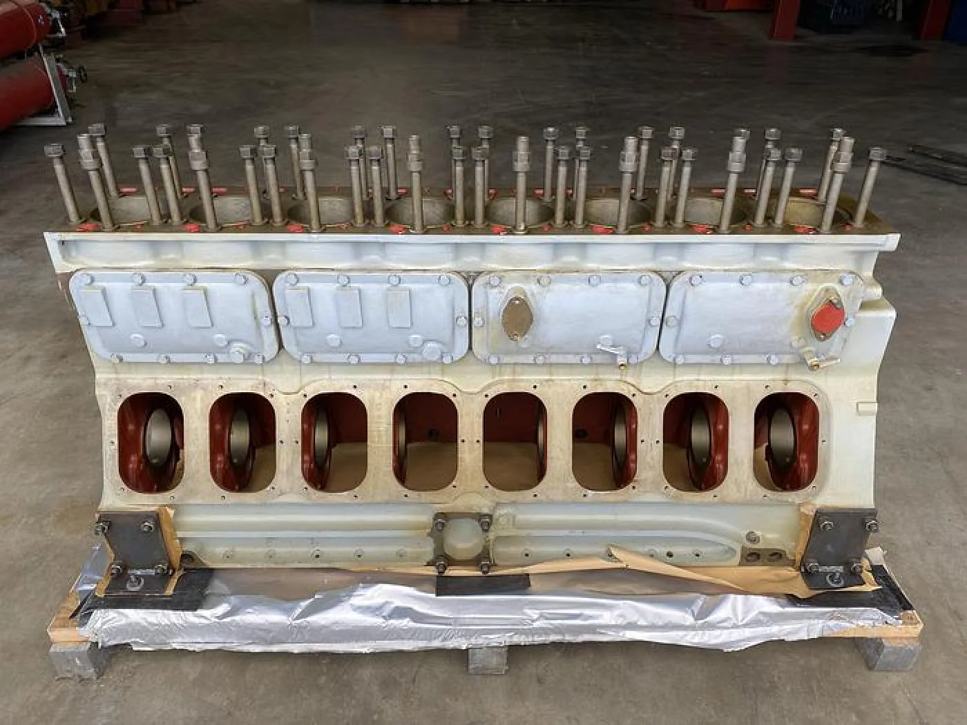 CYLINDER BLOCK / CRANKCASE / KURBELGEHAUSE MWM RHS / TRHS 518-A - 2