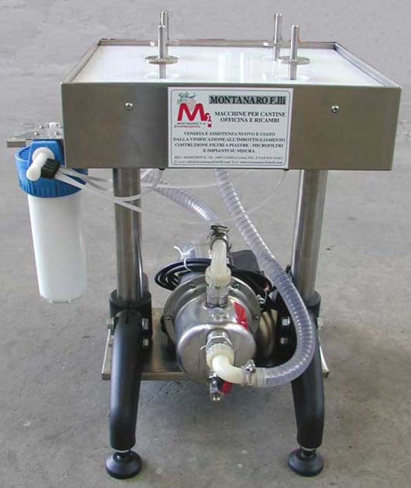 STAINLESS STEEL SEMIAUTOMATIC RINSER MODEL “PT2” WITH PUMP NEW MACHINE