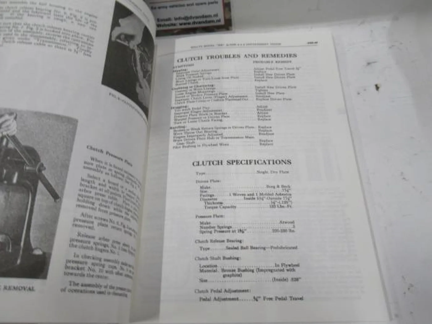 Boek maintenance manual for Willys Truck - 4