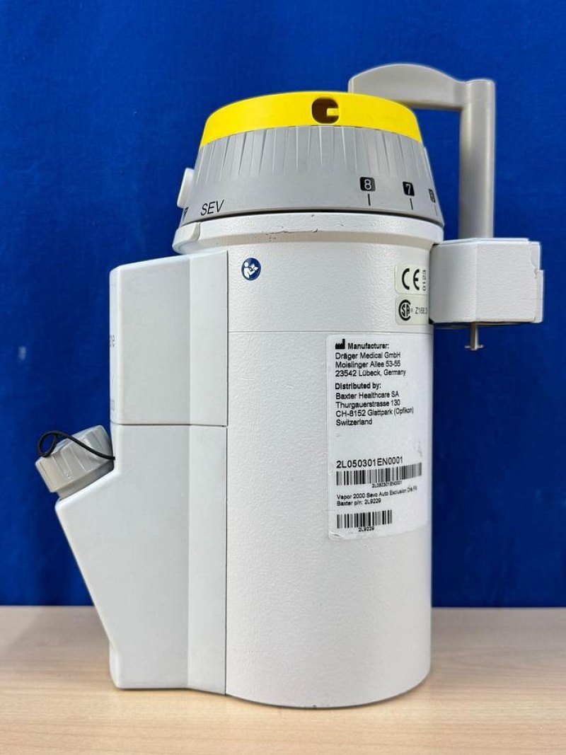 Dräger Vapor 2000 Sevoflurane YOM: 2014 REF: M35054-27