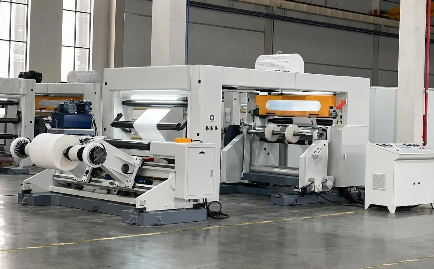 Roll slitting and rewinding machine - 2