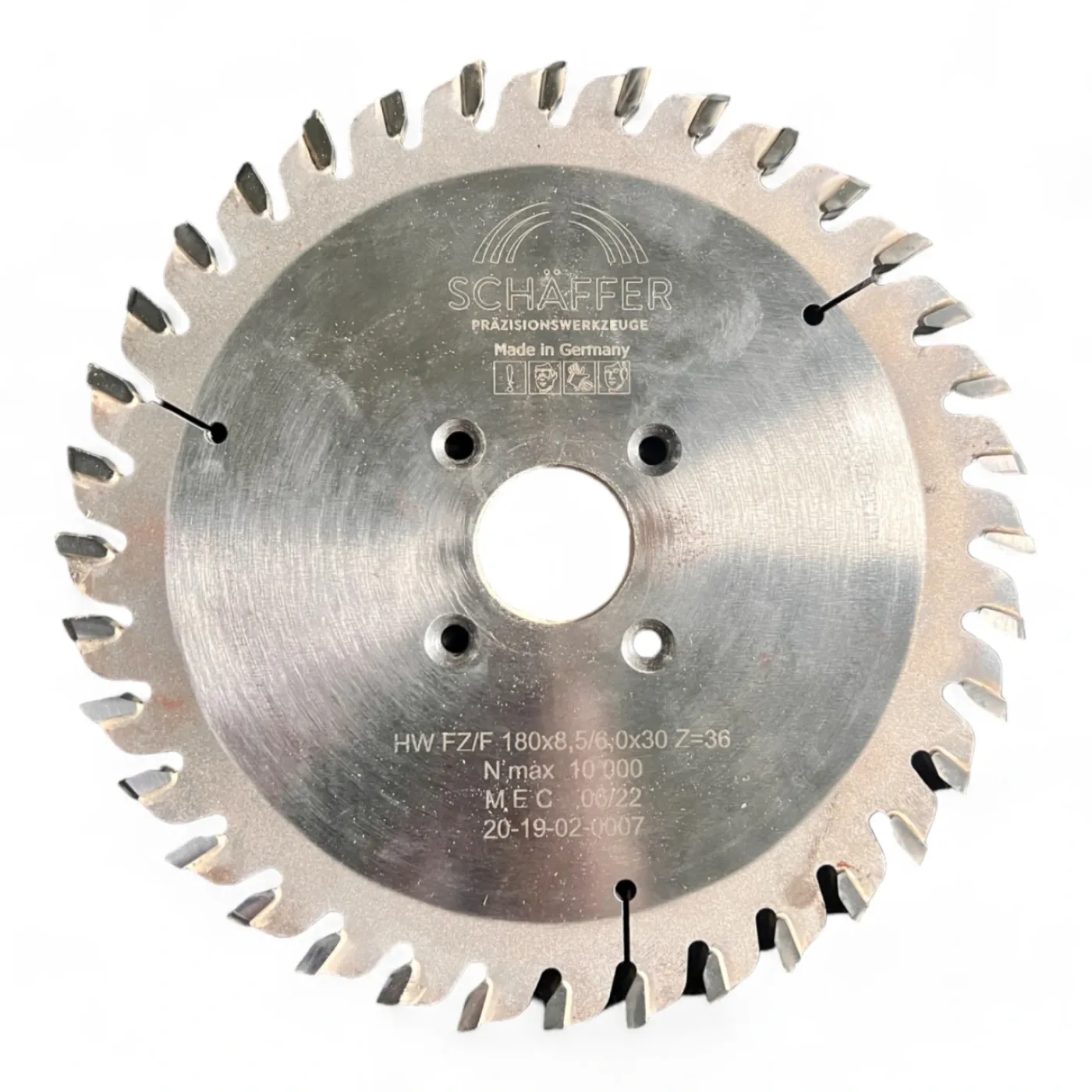 HW Nuter Schäffer D=180x8.5/6.0x30 Z=36 B=8 - 1