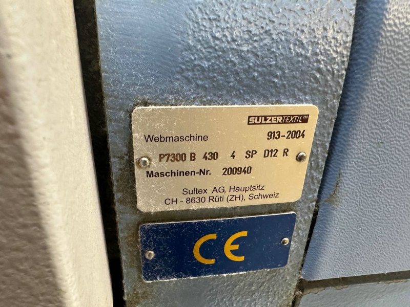 4x Sulzer - P7300 HP B 430 N4 SP R D12 projectile weaving looms
