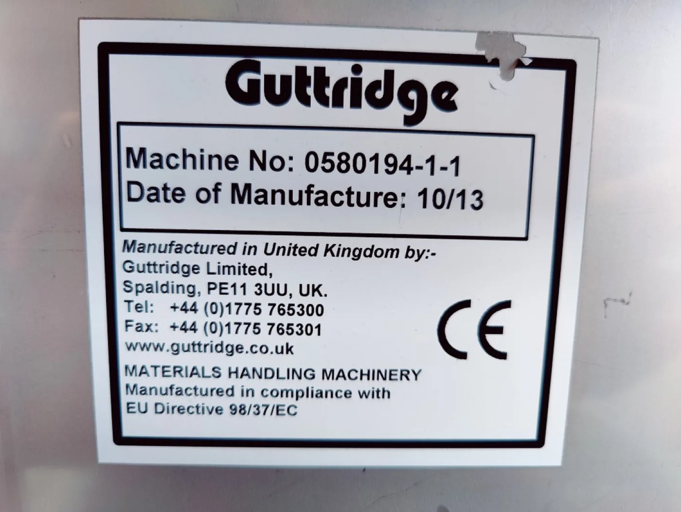 Guttridge - Horizontal screw conveyor - 8