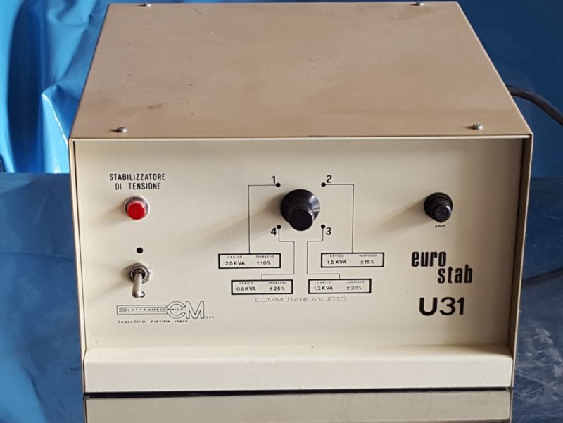 STABILIZZATORE DI TENSIONE – CM – MOD. EUROSTAB U31
