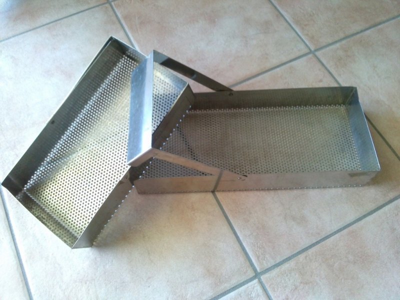 VASSOIO PORTAFIALE IN ACCIAIO INOX INOSSIDABILE