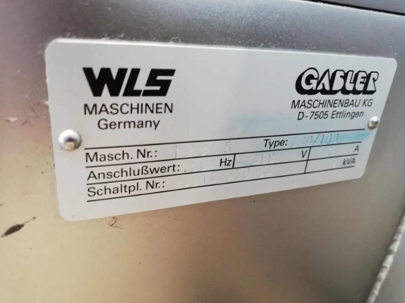 WLS Gabler E-60/10 D - Single screw extruder - 3