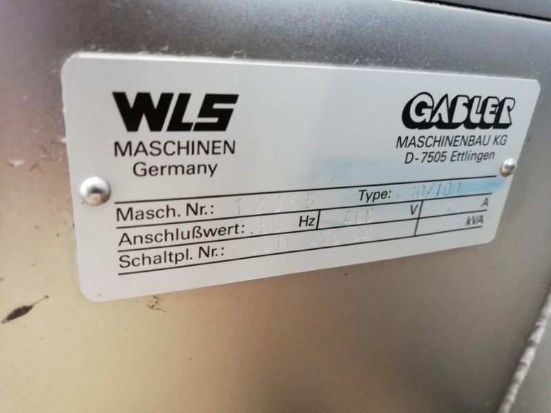 WLS Gabler E-60/10 D - Single screw extruder