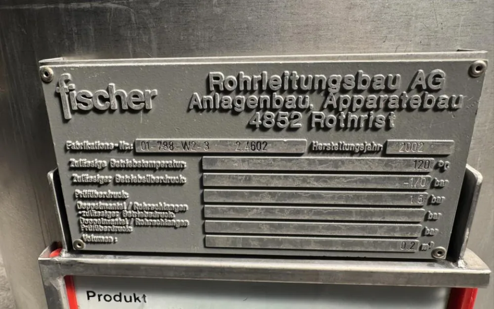 2004 Fischer Mobile template tank