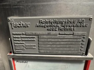 2004 Fischer Mobile template tank