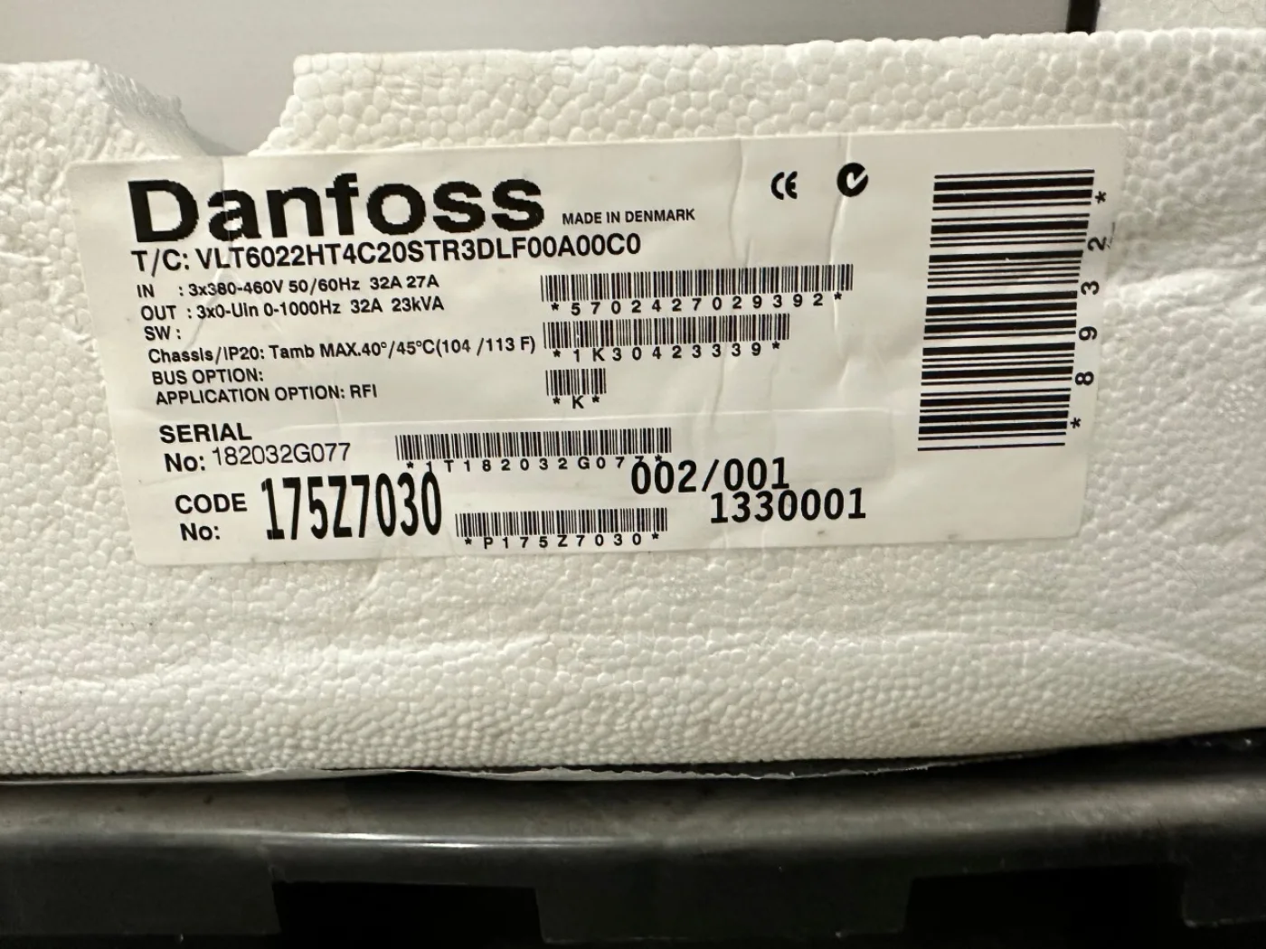 Danfoss Frequenzumformer VLT6022H - 7