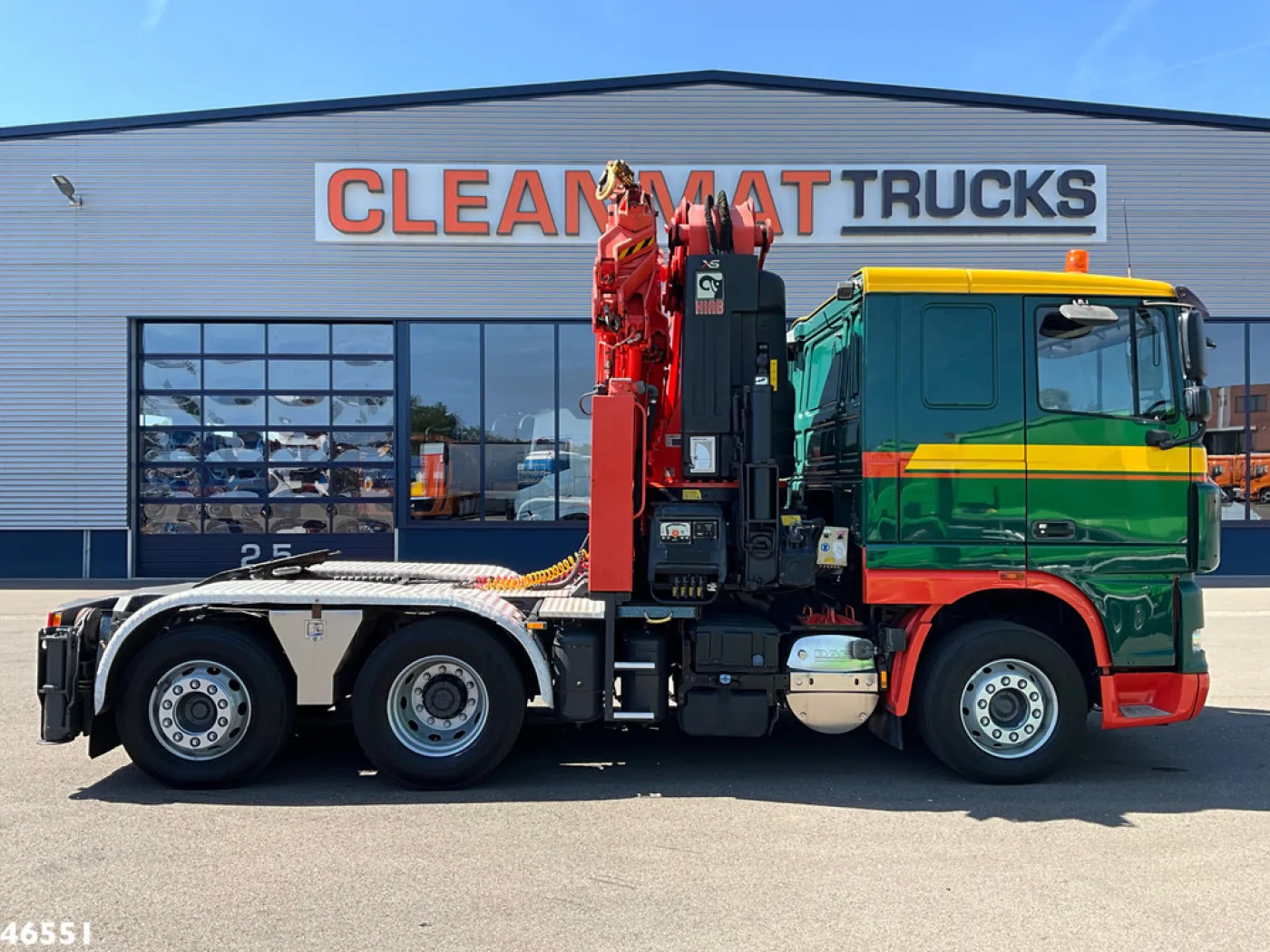 DAF FTN 105 XF 460 6x2 Hiab 60 Tonmeter laakraan - 6