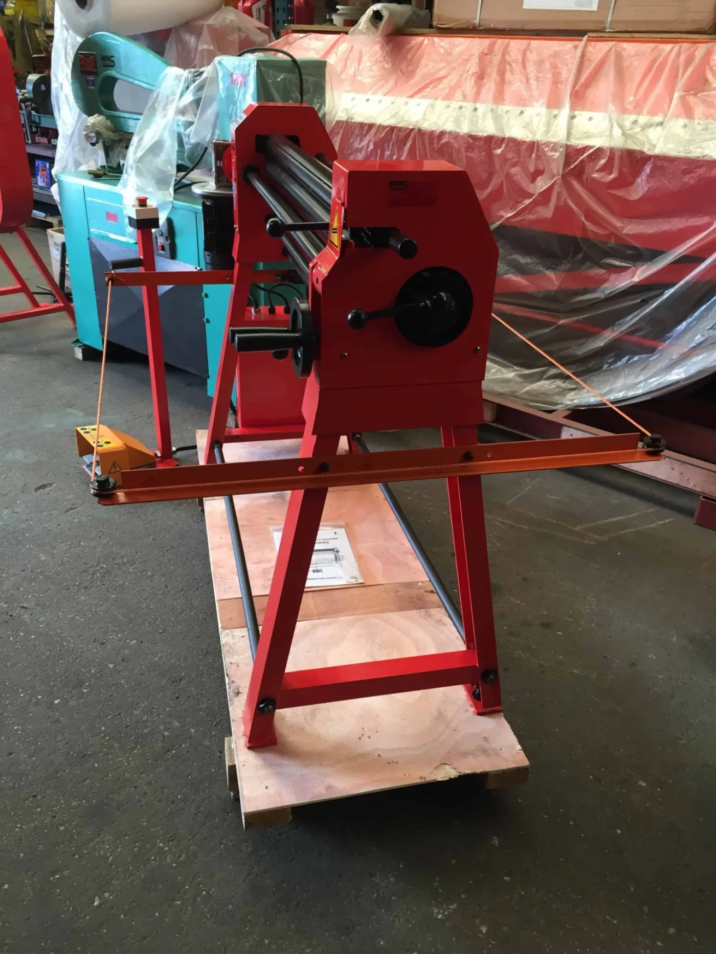 WNS Power Bending Rolls 1020mm x 60mm x 1.2mm Capacity - WNS - W. Neal Services Ltd - 4