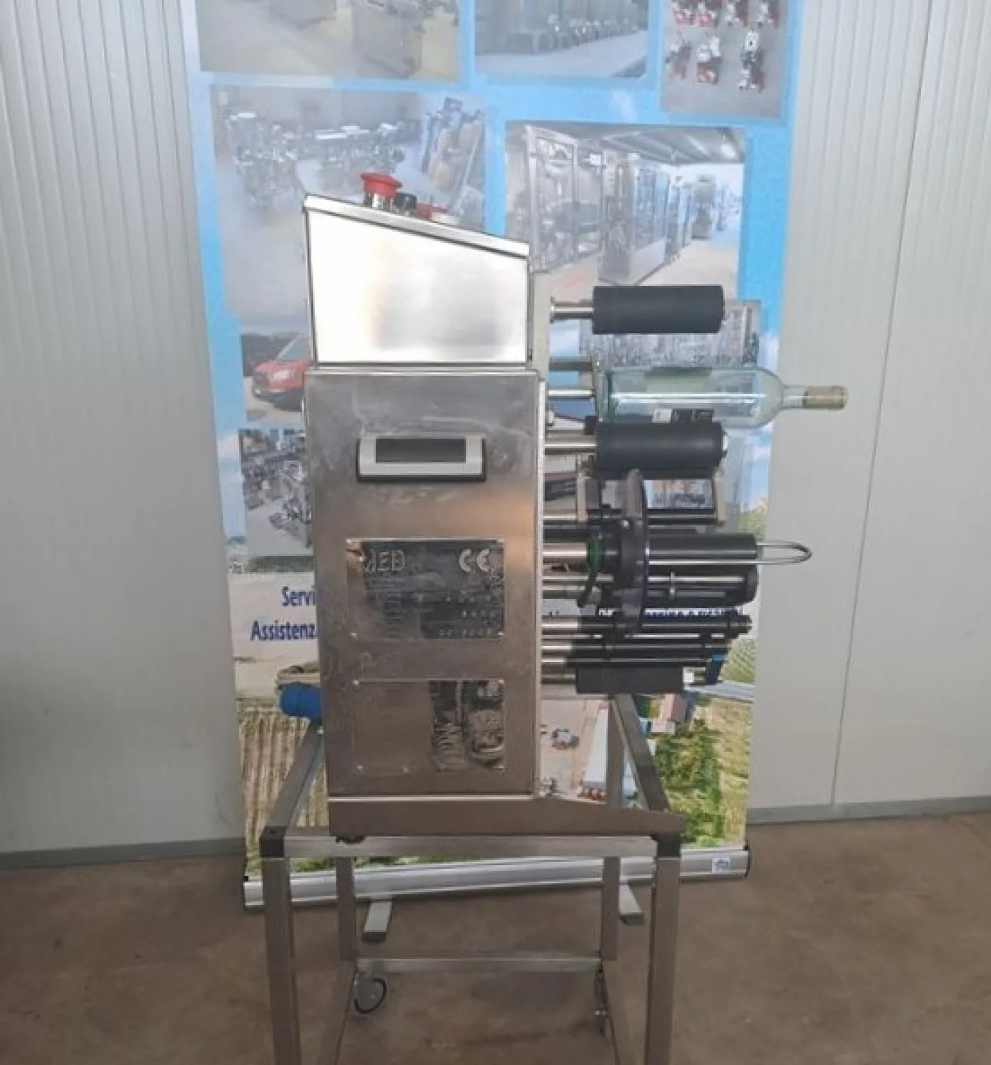SEMI-AUTOMATIC SELF-ADHESIVE LABELING MACHINE MEB MOD. ADS/1 BENCH MODEL, SECON HAND MACHINE - 5