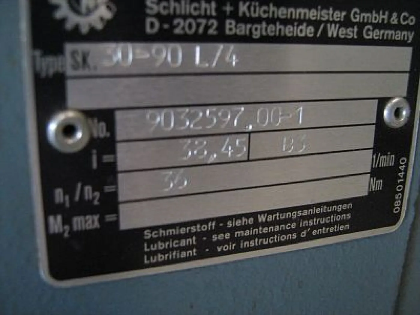 SK 30-90 L/4 Getriebebau NORD - 3