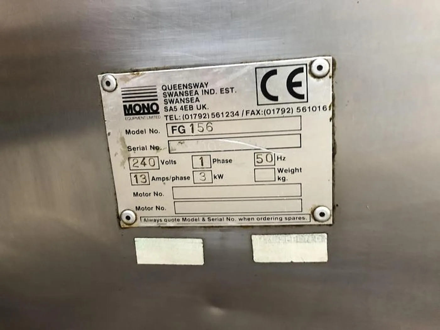 Mono BX 2 Trays Single Phase Bake Off Oven - 2