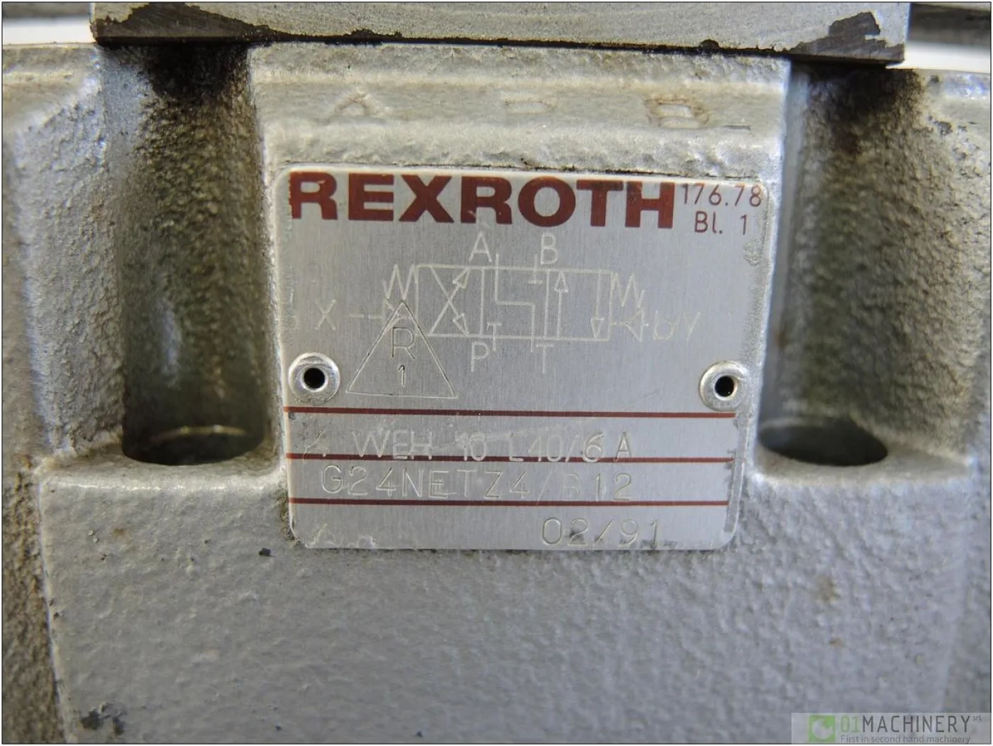 1990 REXROTH 4WE6J52/A-G24NZ4 B12 AI1749 - 6