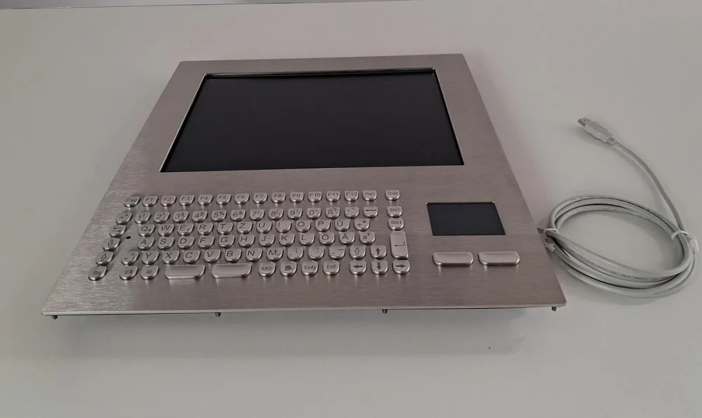 GETT InduKey KV23601 Industrial Keyboard with Integrated 15" Display – New
