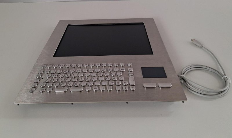 GETT InduKey KV23601 Industrial Keyboard with Integrated 15" Display – New