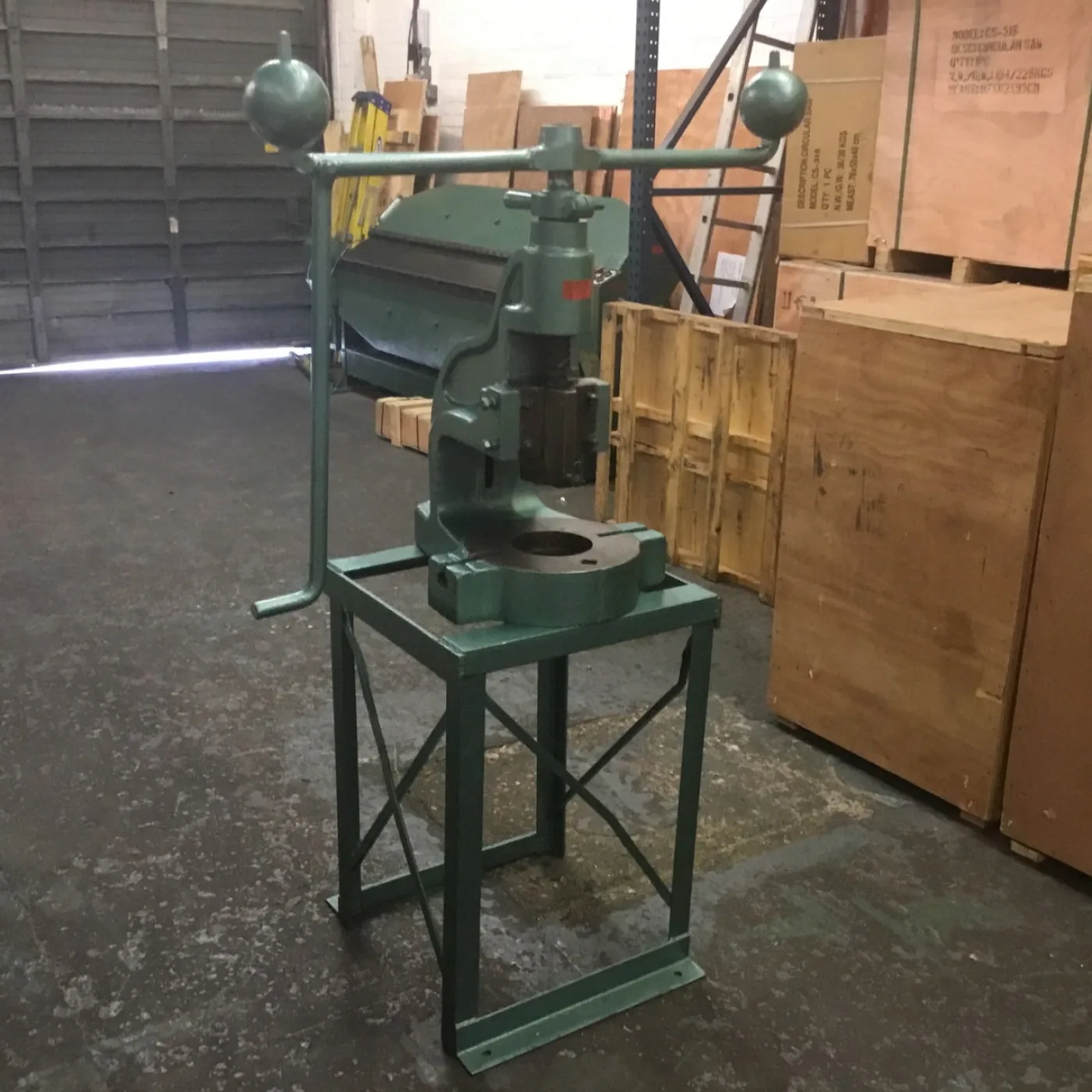 EDWARDS NO.4 Manual Fly Press - WNS - W. Neal Services Ltd - 1