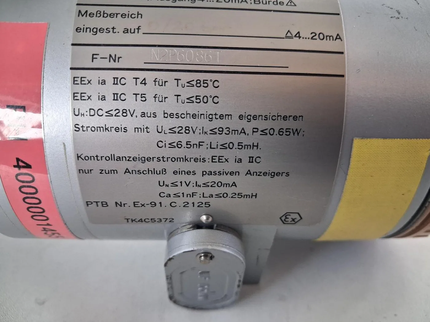 Siemens micro-K 7MF3000-1CY01-1EA1 Druckmessumformer - 5