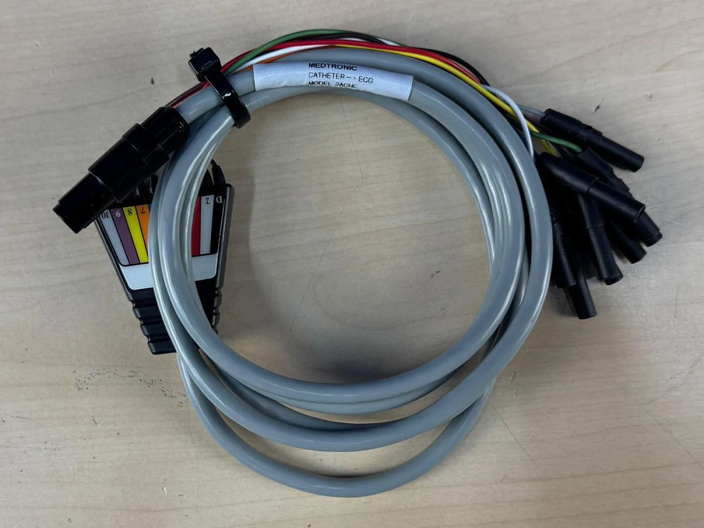 Medtronic 10 Pin Catheter ECG Cable Model: 2ACHC - 10 Pieces - 2
